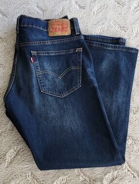 Levi's Men's Indigo Blue Straight Jeans